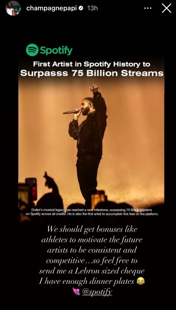 Via Drake Instagram