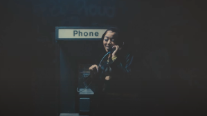 Jean Deaux on phone