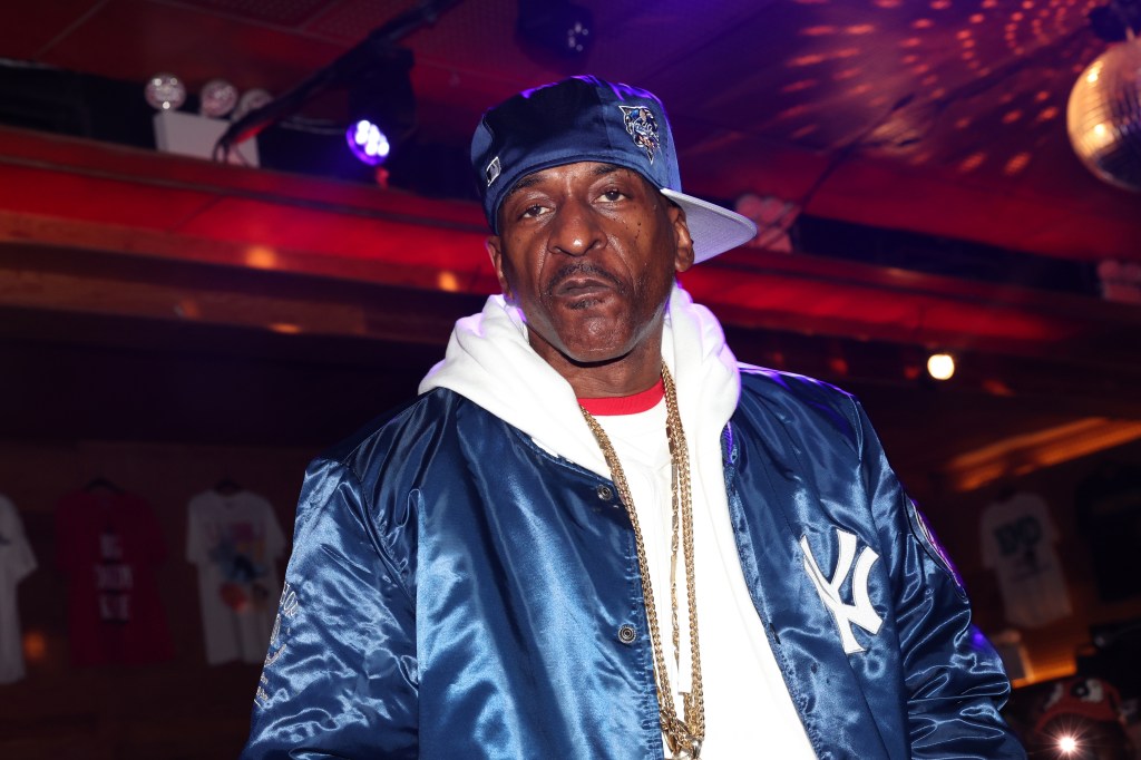 Rakim Wearing Yankees Jacket