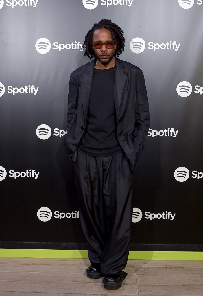 Kendrick Lamar Wearing Black