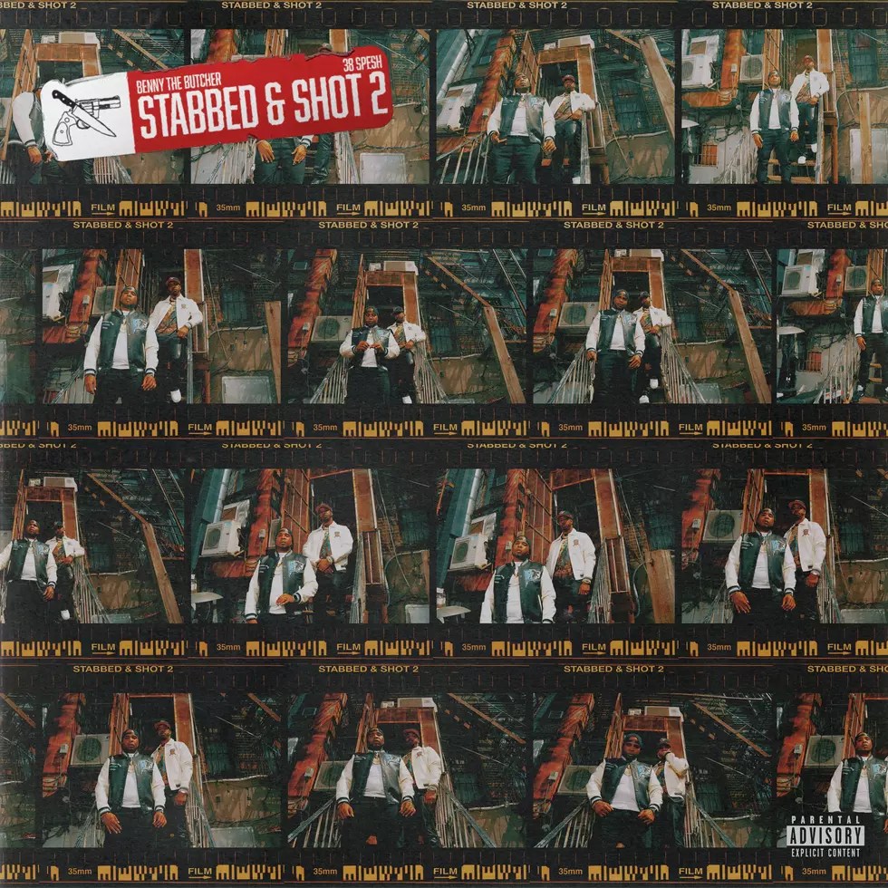 Benny The Butcher and 38 Spesh 'Stabbed & Shot 2' Album Cover