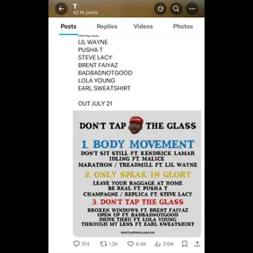 Tyler The Creator Dont Tap The Glass