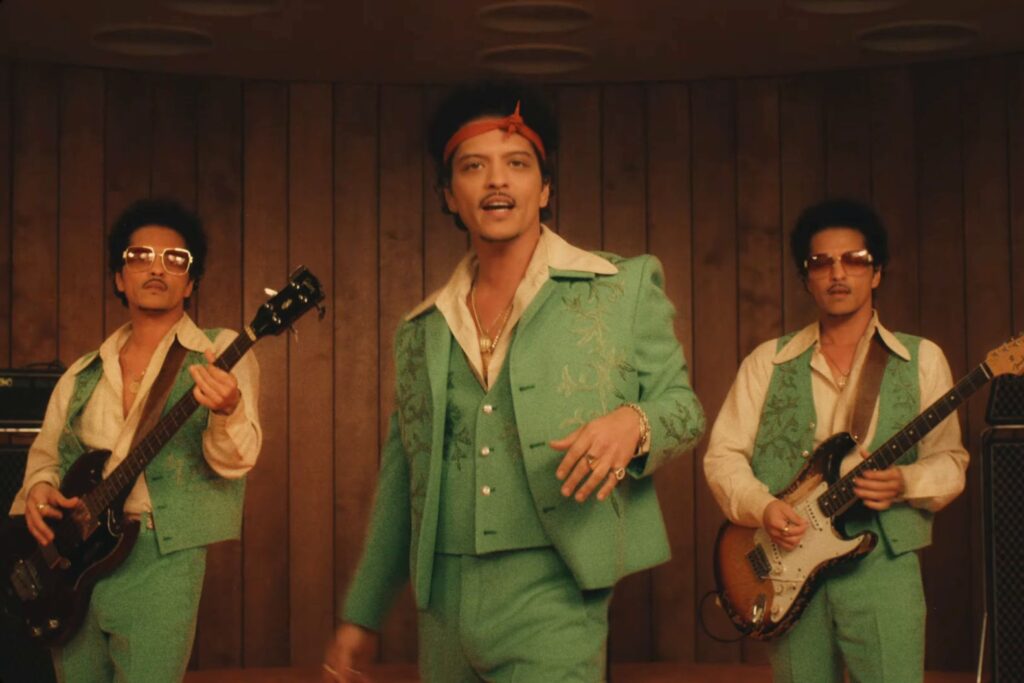 A photo of Bruno Mars in his 