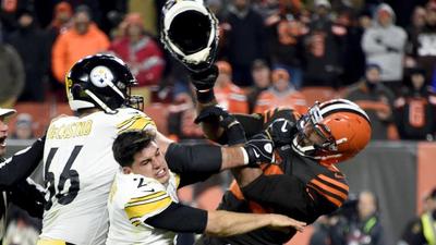 Mason Rudolph & Myles Garrett Make Amends After Last Year's Brutal Fight