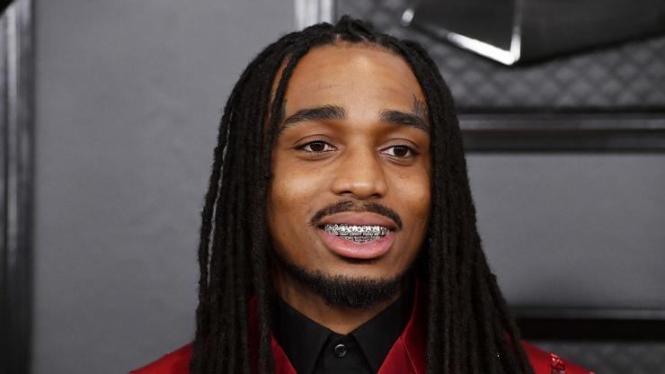 Quavo Delivers Light Euro Step During On-Court Battle