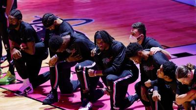 Celtics & Heat Kneel For Anthem, NBA Players Speak On Capitol Riot