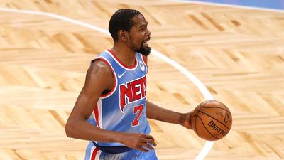 Kevin Durant Reacts To First Game With Both James Harden & Kyrie