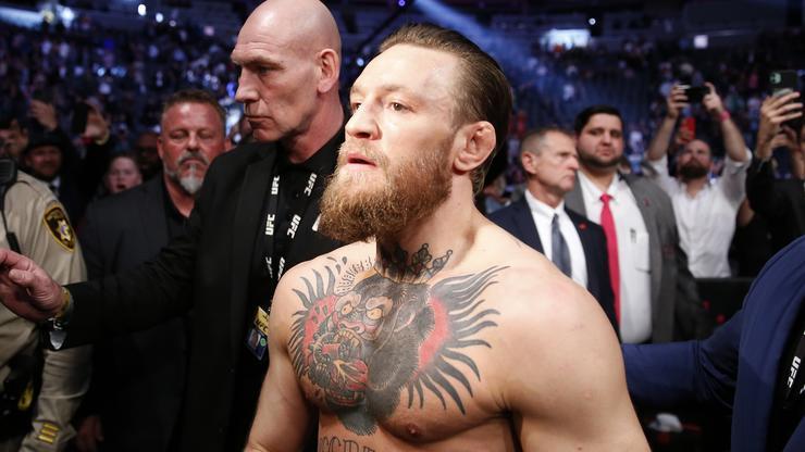 Conor McGregor Spotted Walking With Crutch After Poirier Loss