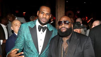 Rick Ross Clowns Courtside Karen After LeBron James Incident