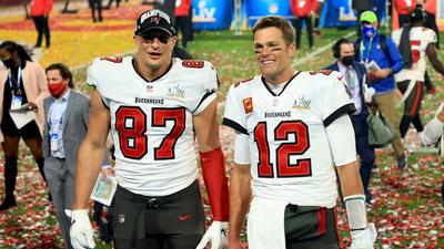 Tom Brady Congratulates Rob Gronkowski After Super Bowl Win
