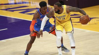LeBron James Laughs At Himself For Missed Dunks