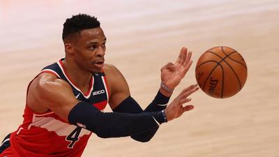 Russell Westbrook Perplexed By His Own Airball