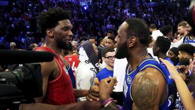 Joel Embiid Blames LeBron James Foul For His Back Problems
