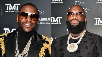 Floyd Mayweather Parties With Rick Ross For His 44th Birthday