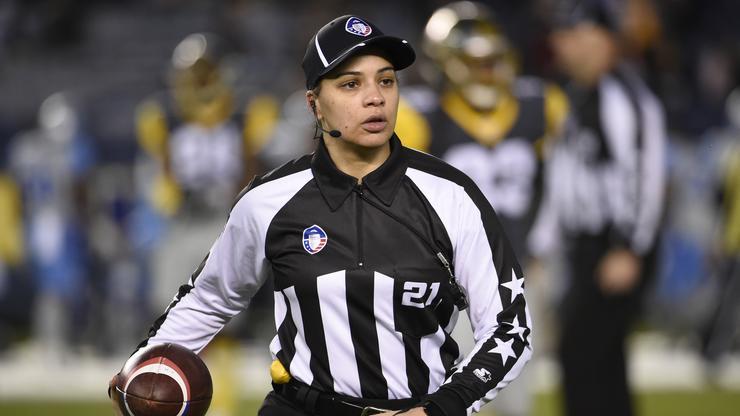 Maia Chaka Makes History As First Black Woman To Become An NFL Official