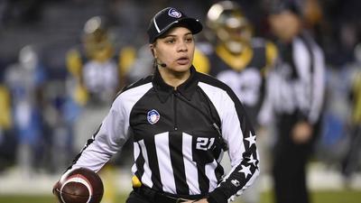Maia Chaka Makes History As First Black Woman To Become An NFL Official