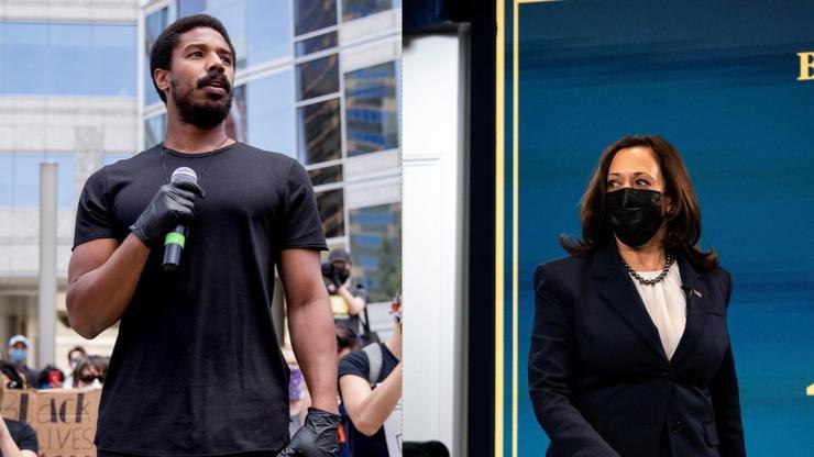 Michael B. Jordan Interviews Kamala Harris To Kick Off All-Star Game
