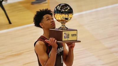 Anfernee Simons Named 2021 NBA All-Star Slam Dunk Contest Champion