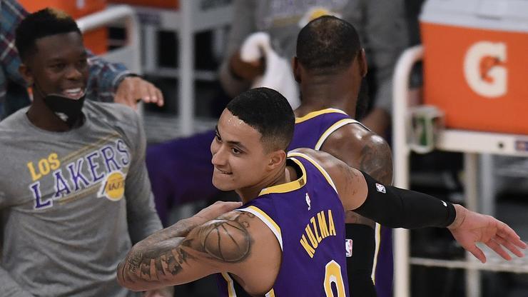 Kyle Kuzma Reacts To Lakers Signing Andre Drummond