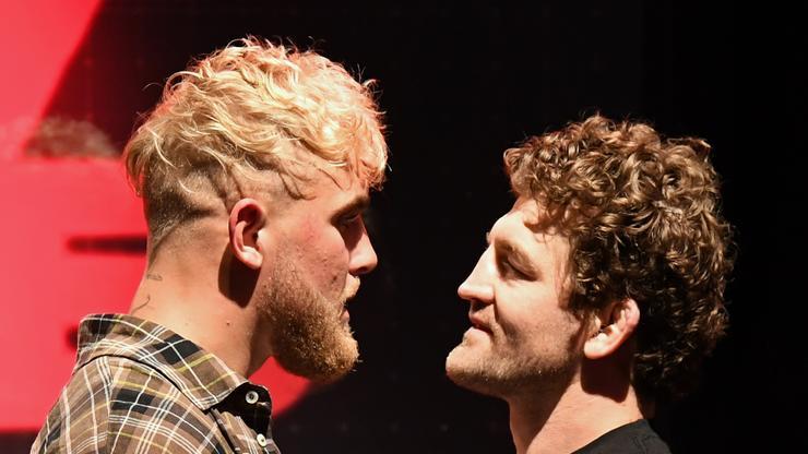 Jake Paul Brings Robot Version Of Himself To Ben Askren Weigh-In