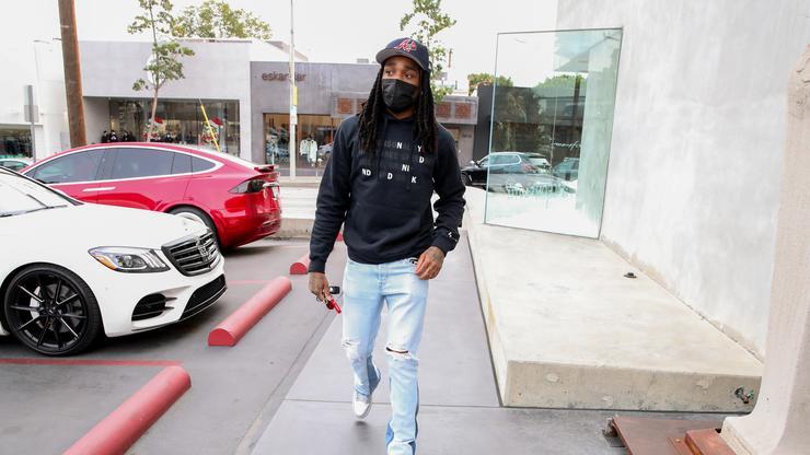 Quavo Flexes Courtside During Huge Hawks Win