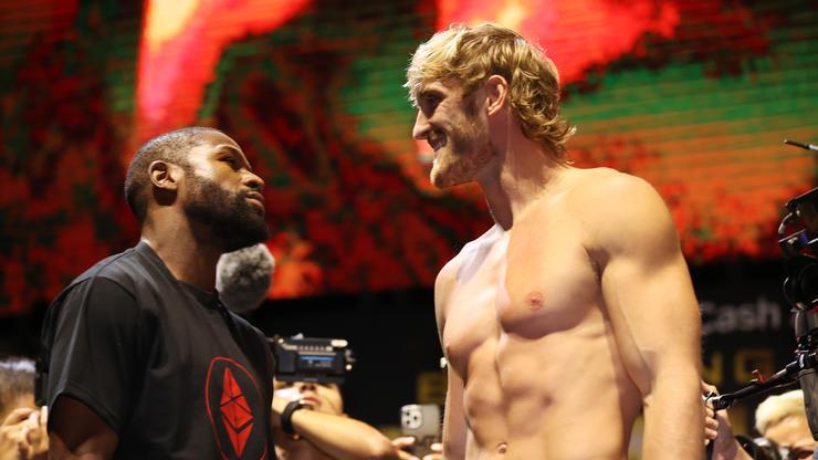 Logan Paul Outweighs Floyd Mayweather By 34.5 Pounds Ahead Of Exhibition