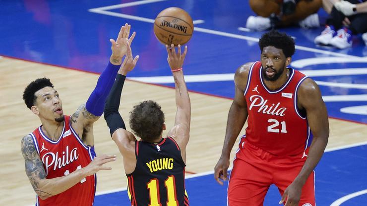 Joel Embiid & Trae Young Engage In Phenomenal Game 1 Battle