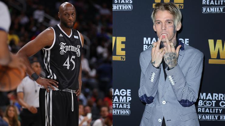 Lamar Odom Outweighs Aaron Carter By 80 Pounds During Weigh-In