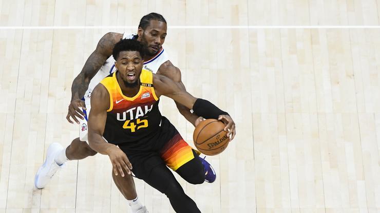 Donovan Mitchell Reacts After Suffering Ankle Injury
