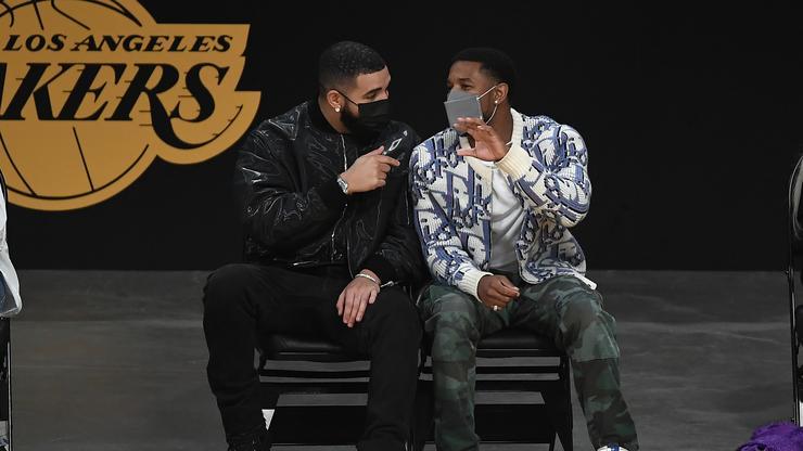 Drake & Michael B. Jordan Show Out At Bronny James Jr. Game