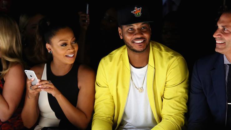 Carmelo & La La Anthony Attend Son's Ball Game After Divorce Filing