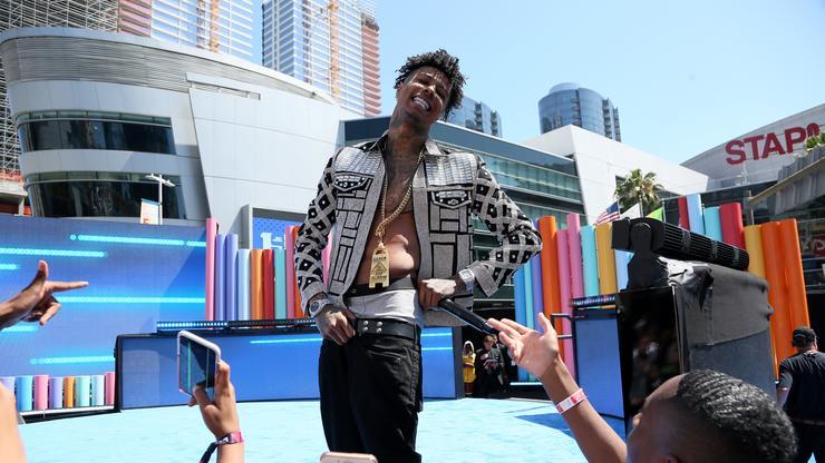 Blueface Goes Face-To-Face With TikTok Star Ahead Of Boxing Match