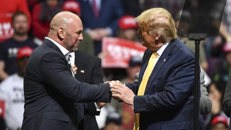 Dana White Reveals Where Donald Trump Will Sit During McGregor Fight