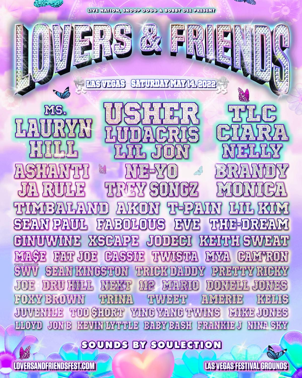 The 2022 Lovers And Friends Festival Will Go Down In Las Vegas