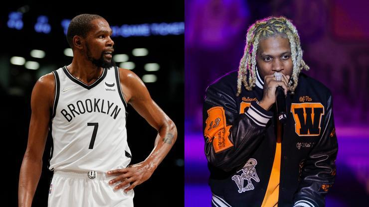 Kevin Durant Marvels Over Lil Durk's Basketball Skills