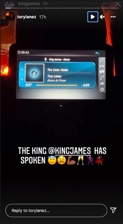 LeBron James Shows Some Instagram Love to Tory Lanez’s New Album