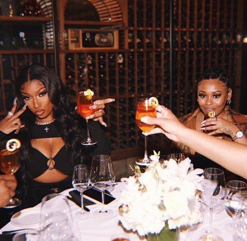 Megan Thee Stallion Celebrates TSU Graduation with Cocktails and Cake Gifted by D’USSE