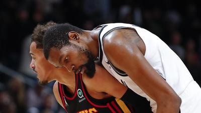 Kevin Durant Speaks On Trae Young After In-Game Scuffle: "Nothing Personal"
