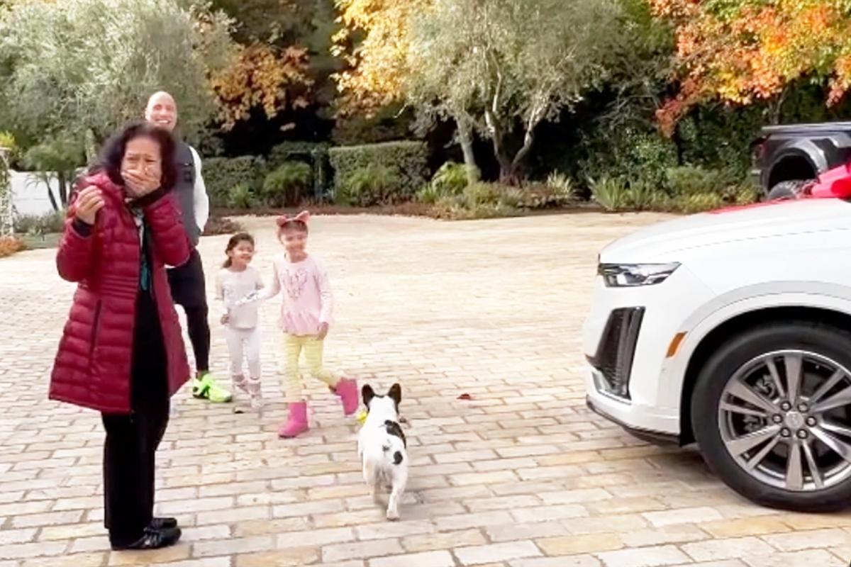 [WATCH] Dwayne “The Rock” Johnson Surprises His Mom With New Car on Christmas