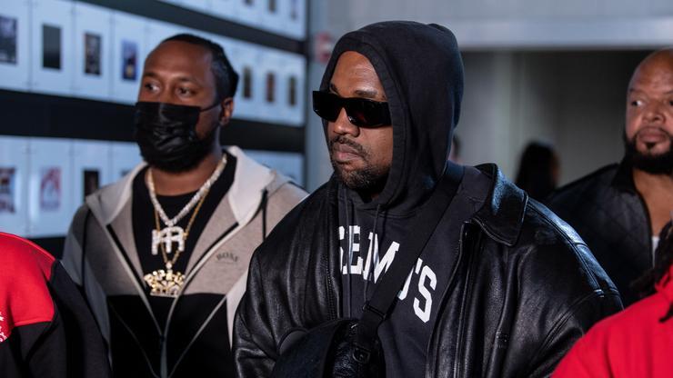 Kanye West Shows Out At Donda Academy Homecoming Game