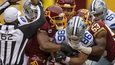 WFT's Jon Allen Throws Punch At Teammate Daron Payne: Watch