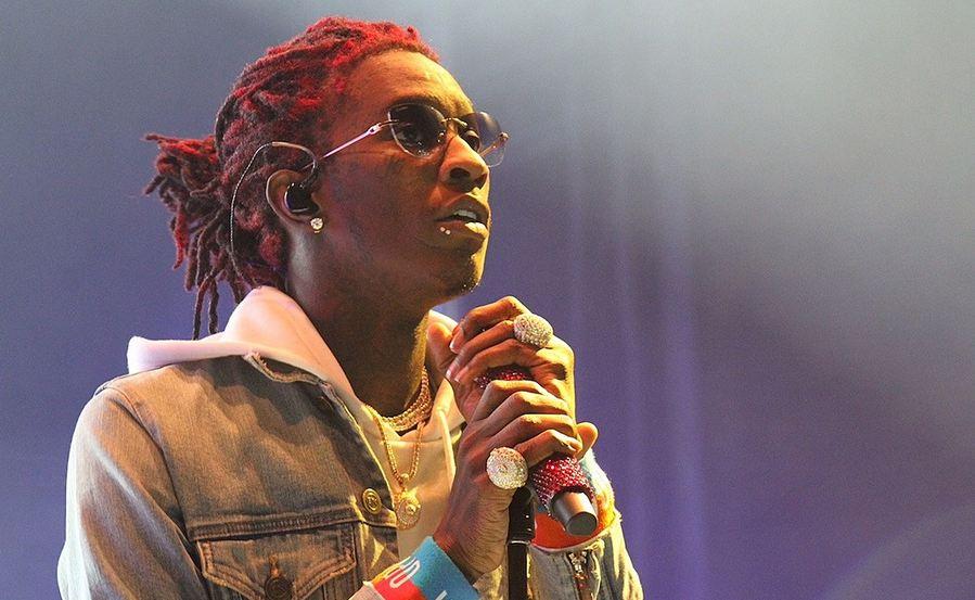 Young Thug Stops To Help Stranded Motorist in Atlanta