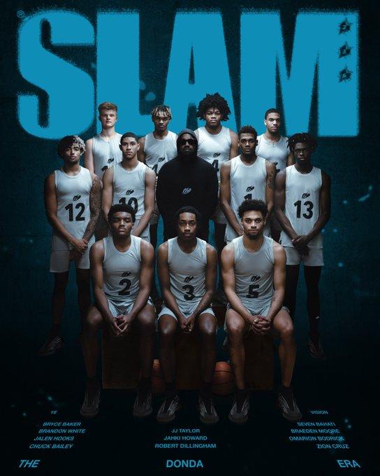SOURCE SPORTS: Ye and the DONDA Academy Basketball Team Cover SLAM