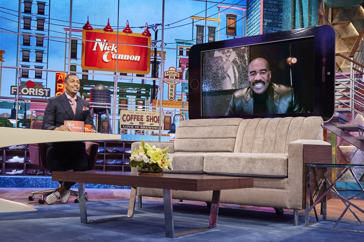 [WATCH] Steve Harvey Jokes About Getting Nick Cannon and Kenan Thompson in One Room for Their Impersonations of Him