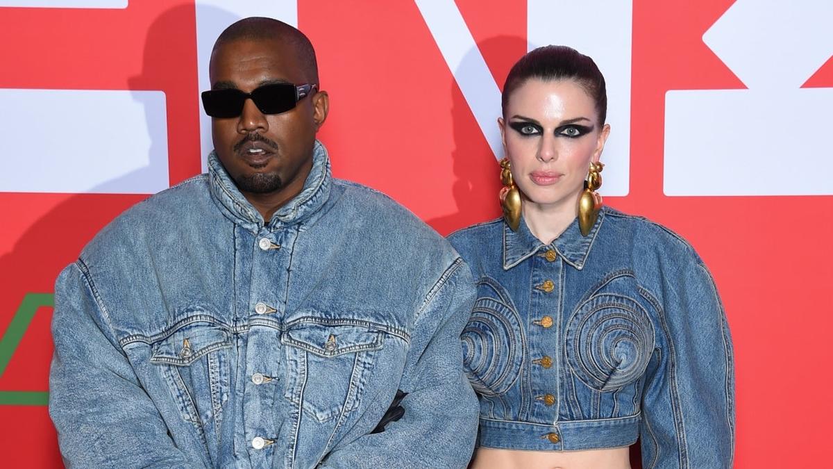 ICYMI: Kanye West and Julia Fox Wear Matching Denim to Paris Fashion Week
