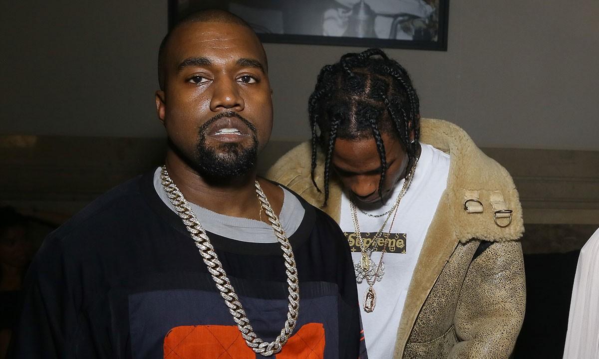 Travis Scott, Kayne West & Future Hit the Studio Together