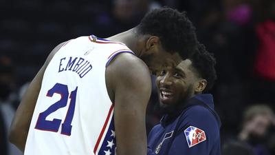 Donovan Mitchell Reacts To Joel Embiid's Savage Ben Simmons Diss