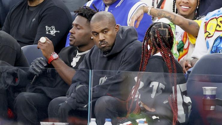 Kanye, North, & Saint West Boo'd At The Super Bowl