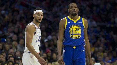 Ben Simmons & Kevin Durant Get Acquainted In Brooklyn