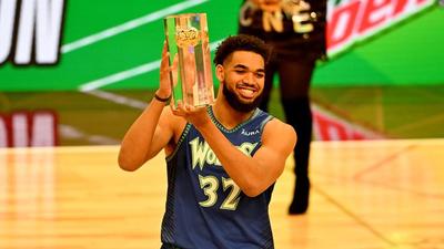 Karl-Anthony Towns Wins Three-Point Contest With Record-Breaking Performance